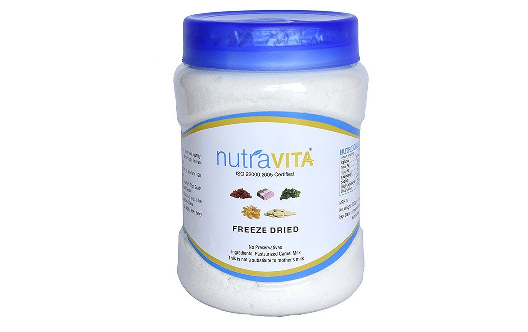 Nutravita Freeze Dried Camel Milk Powder   Jar  100 grams